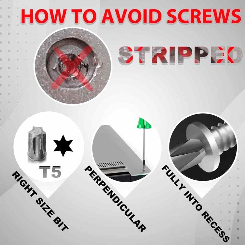 What to Do If a T5 Screwdriver Becomes Stripped