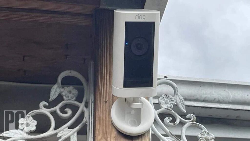 Front door Ring Stick Up Cam