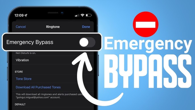 will my alarm go off on dnd Emergency Alerts Bypass