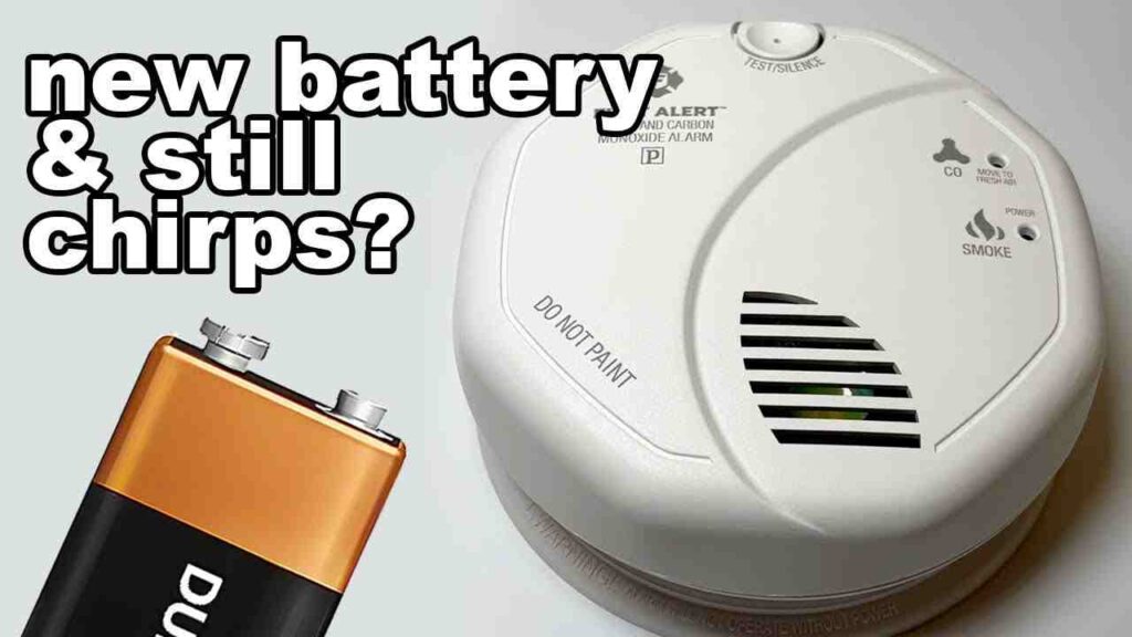 Why Smoke Alarm Chirping Continues After a Battery Change
