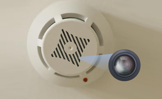 How to Identify a Smoke Detector Camera