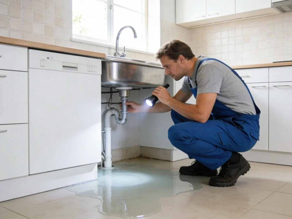 Water Leak Detector under Kitchen Sinks