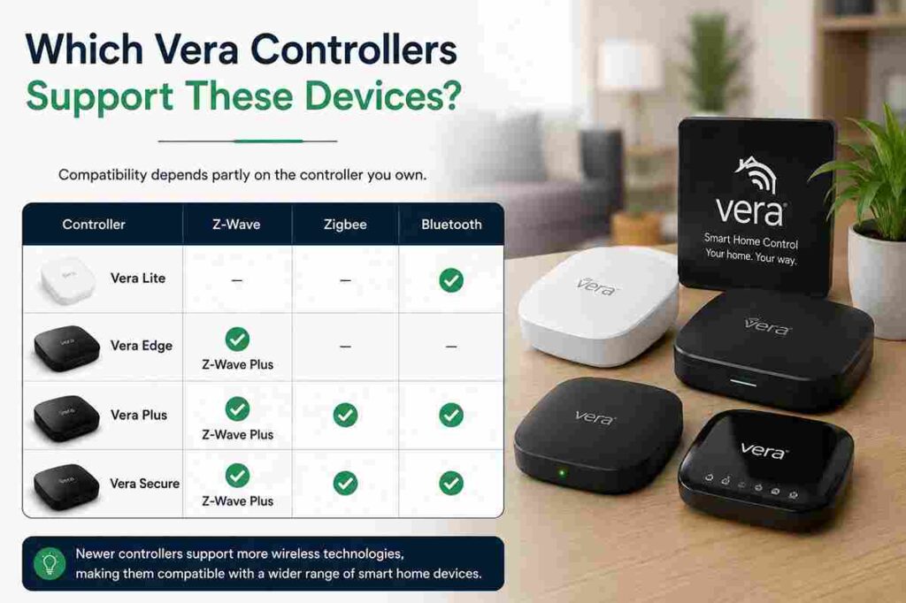Which Vera Controllers Supported Hardware These Devices?