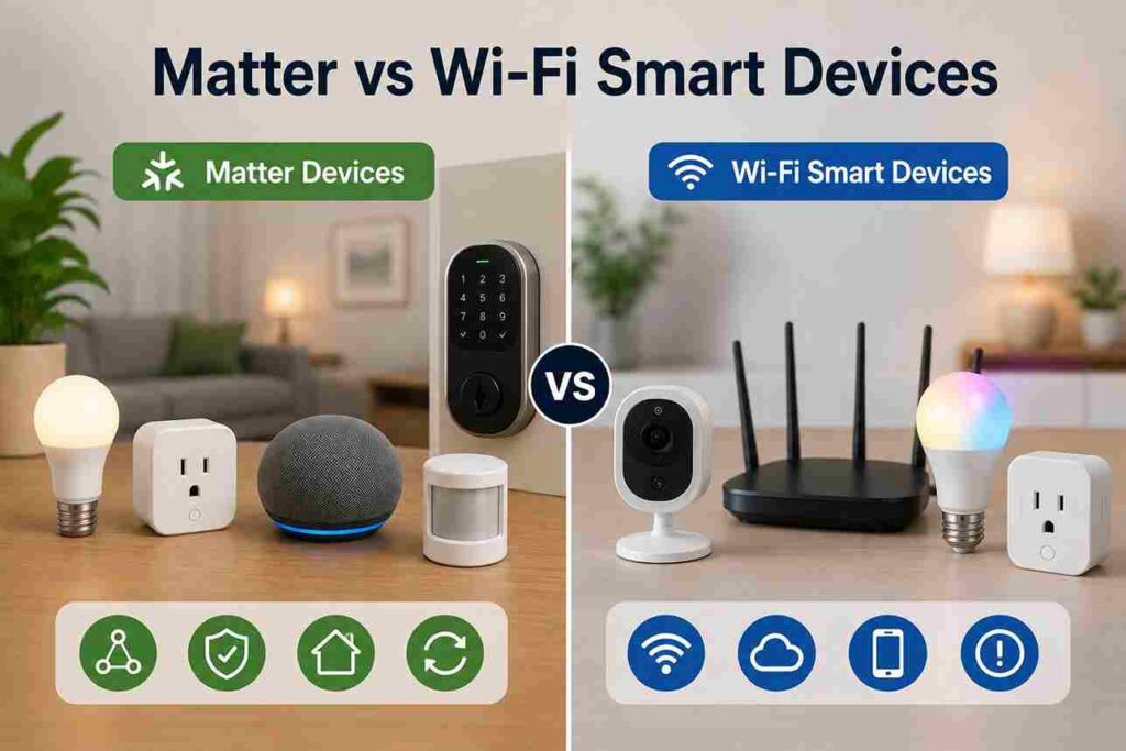Matter vs Wi-Fi Smart Devices