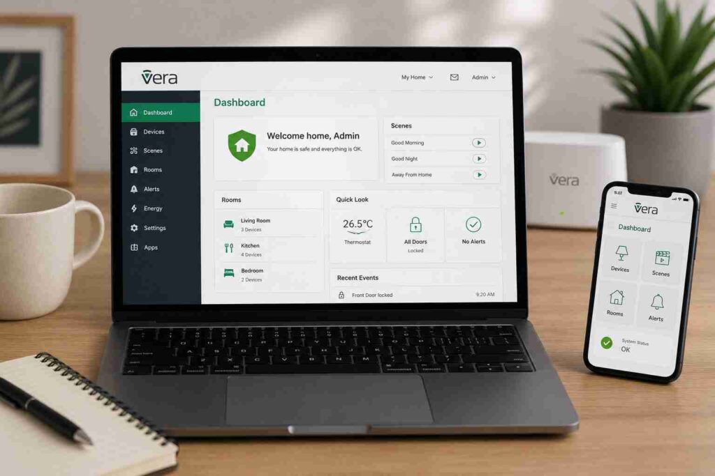 Step 3: Access the Vera Setup Dashboard