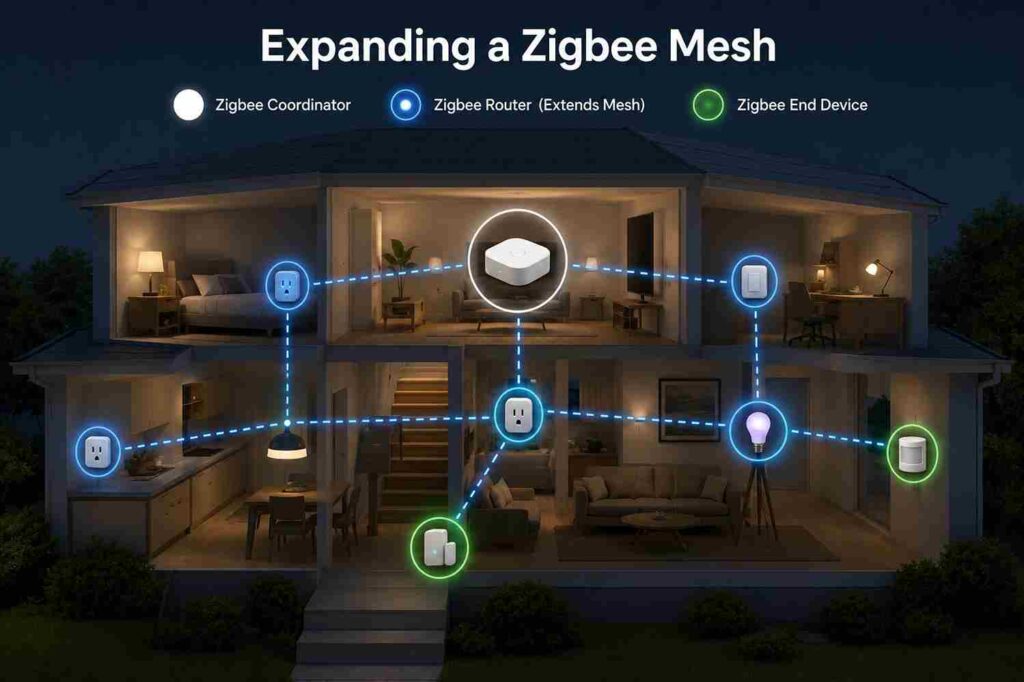 Expanding a Zigbee Mesh