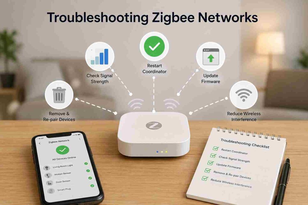 Troubleshooting Zigbee Networks