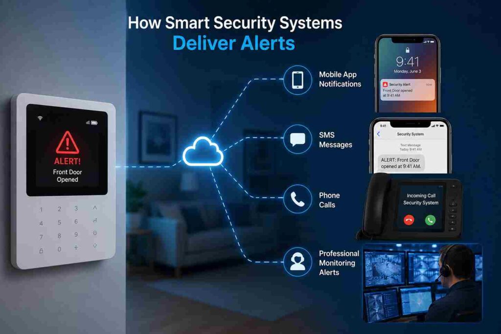 How Smart Security Systems Deliver Alerts