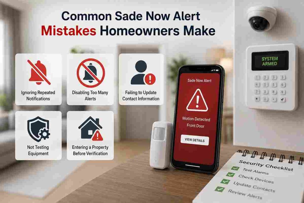 Common Sade Now Alert Mistakes Homeowners Make