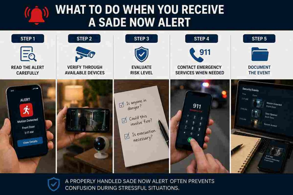 What To Do When You Receive a Sade Now Alert