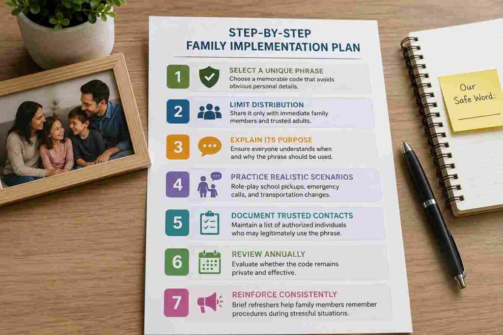 Step-by-Step Family Implementation Plan
