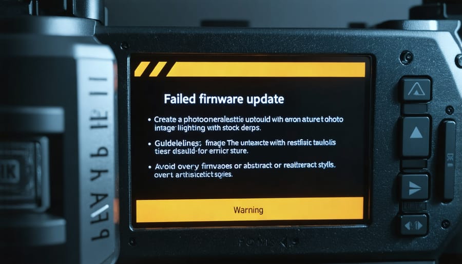 Cause #2: Camera Firmware Errors