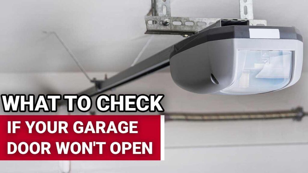 Garage Door Opener Not Responding
