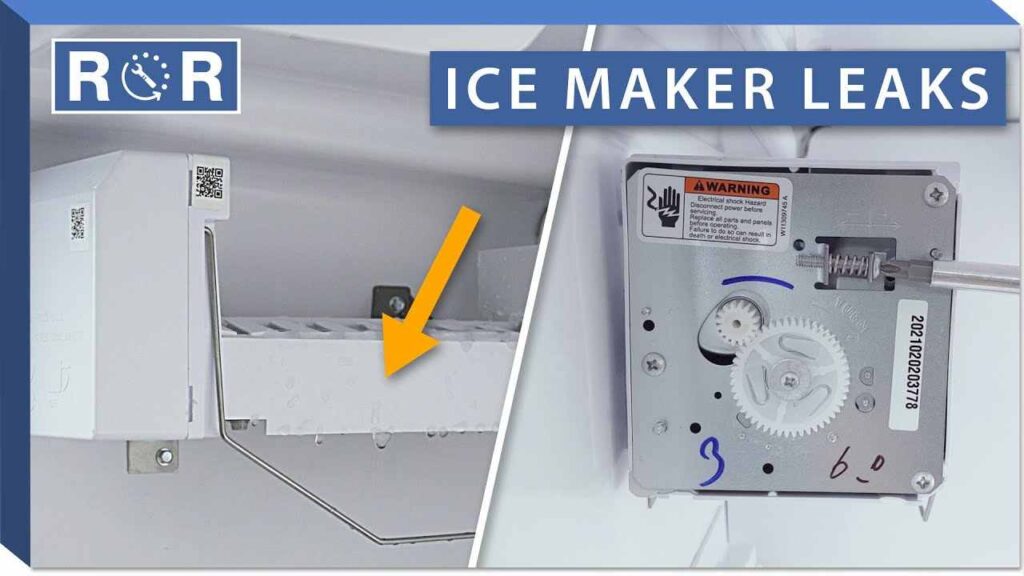 Water Leak Detector Behind Refrigerators With Ice Makers