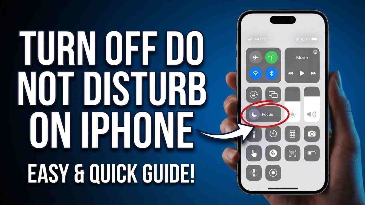 Turn Off Do Not Disturb On Iphone, Stop Missing Alerts
