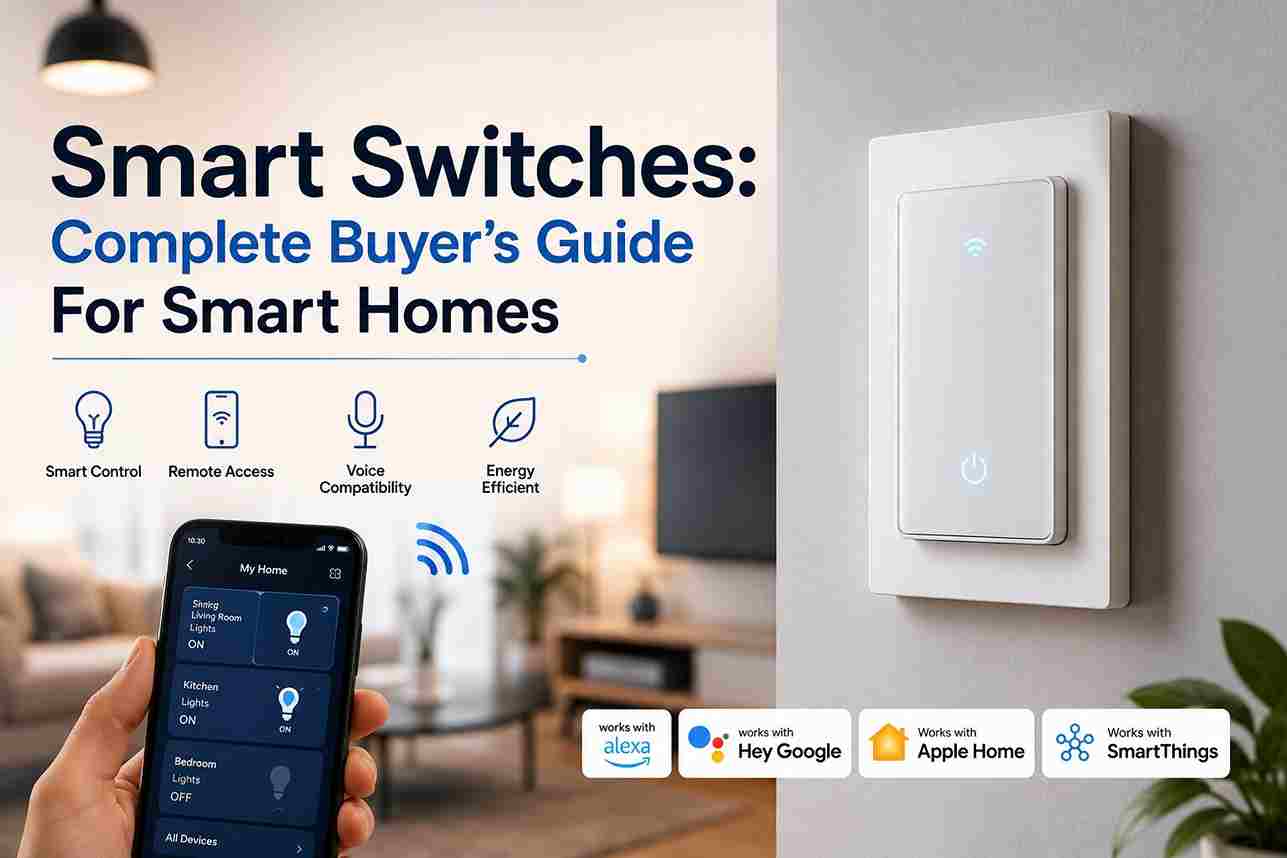 Smart Switches: Complete Buyer’s Guide For Smart Homes