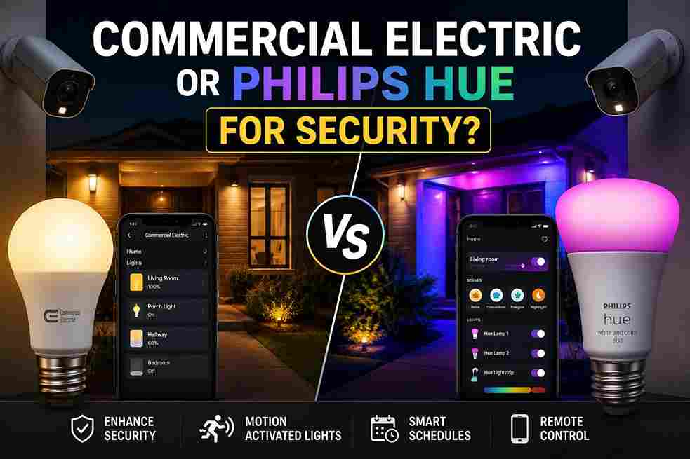 Commercial Electric Or Philips Hue For Security?