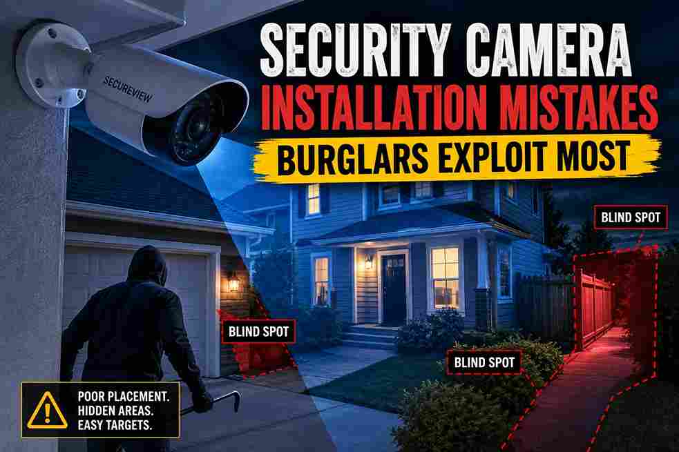 Security Camera Installation Mistakes Burglars Exploit Most