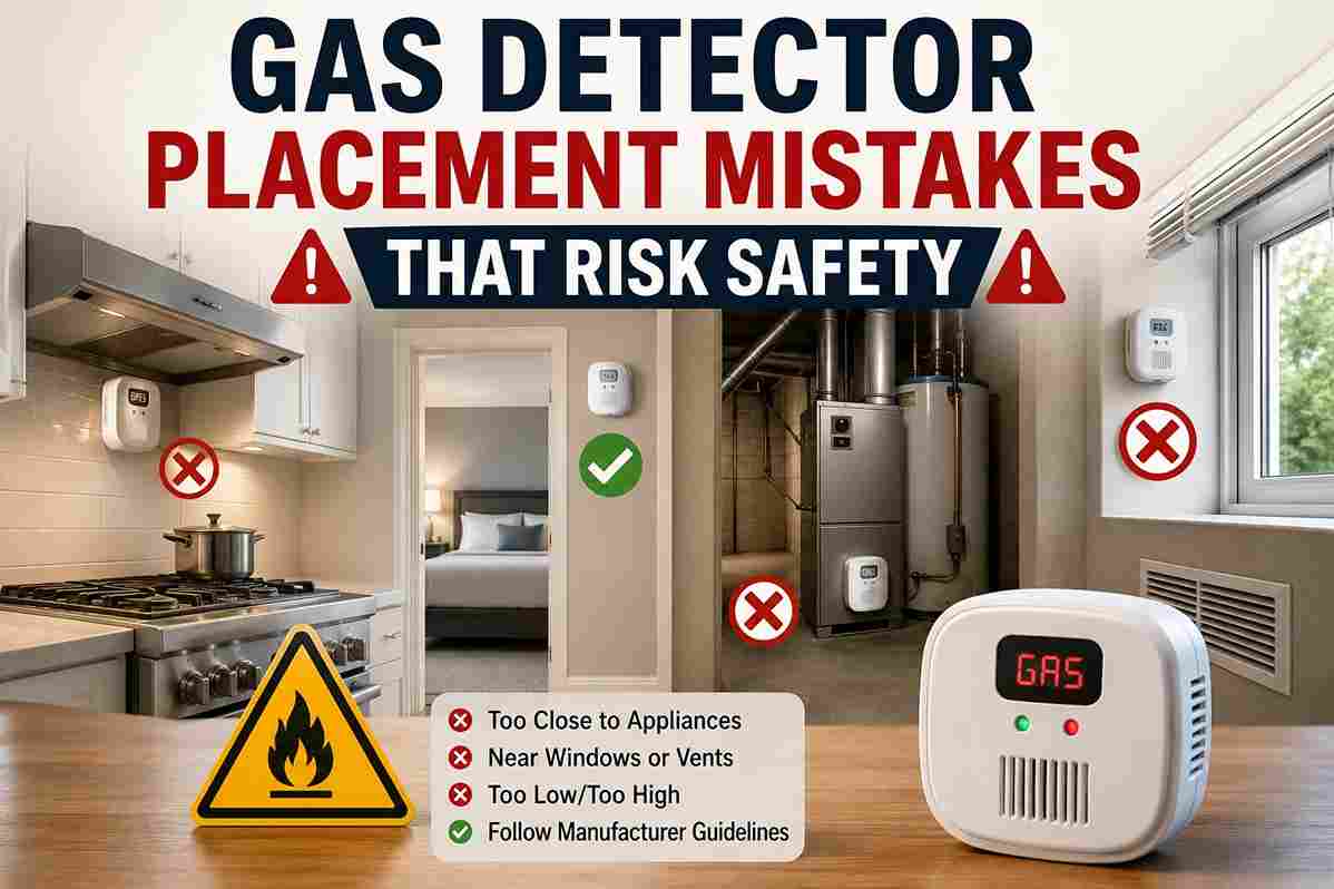 Gas Detector Placement Mistakes That Risk Safety