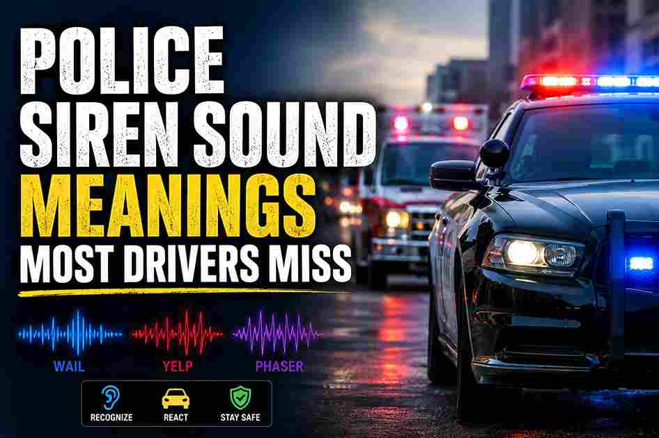 Police Siren Sound Meanings Most Drivers Miss